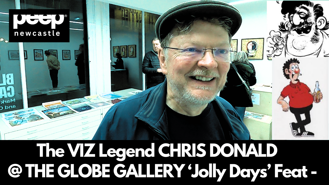 chris Donald interviewed by peep at the globe gallery North shields